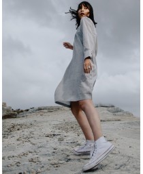 Icy blue comfy dress